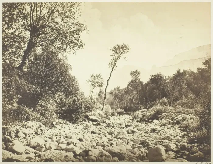 Framed Print : Voreppe (Dauphine), c. 1855. Creator: Edouard Baldus Framed Print : Voreppe (Dauphine), c. 1855. Creator: Edouard Baldus