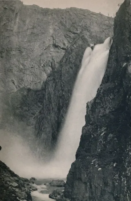 Framed Print : Voring Falls, 1914. Creator: Unknown Framed Print : Voring Falls, 1914. Creator: Unknown