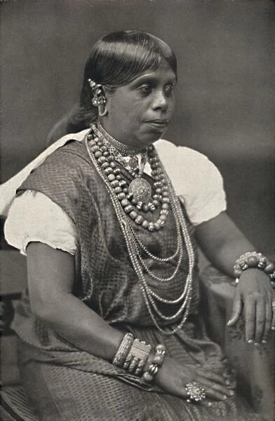 Vornehme Singhalesin aus Kandy, 1926