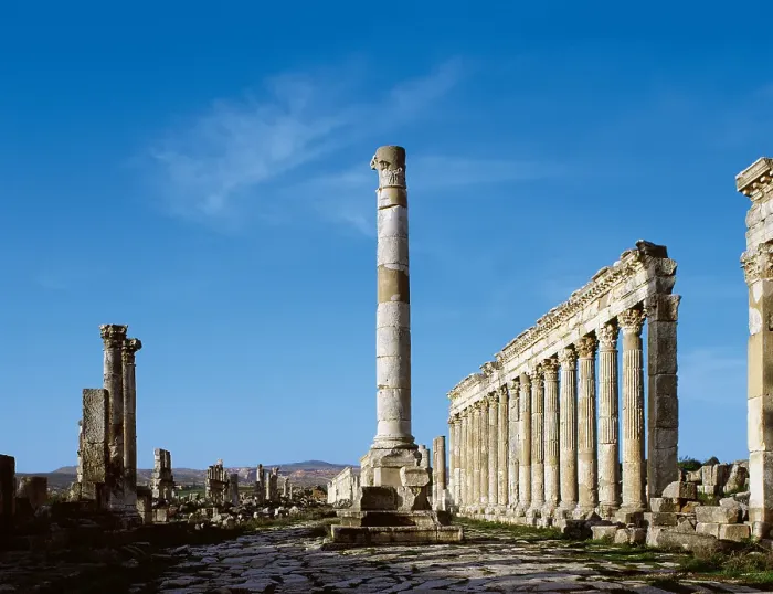 Framed Print : Votive column in the Cardo Maximus, Apamea, Syria, 2001. Creator: LTL Framed Print : Votive column in the Cardo Maximus, Apamea, Syria, 2001. Creator: LTL