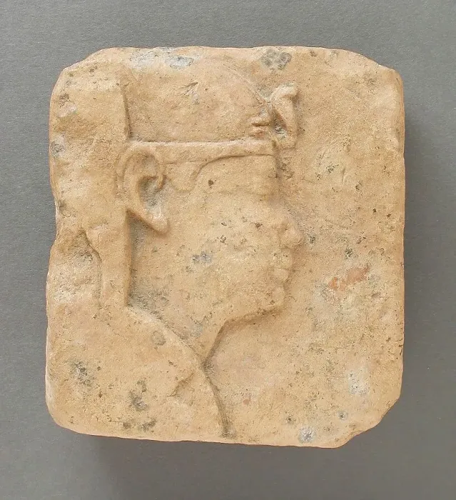 Framed Print : Votive Plaque, Modern but in style of Ptolemaic Period (333-30 BCE). Creator: Unknown Framed Print : Votive Plaque, Modern but in style of Ptolemaic Period (333-30 BCE). Creator: Unknown