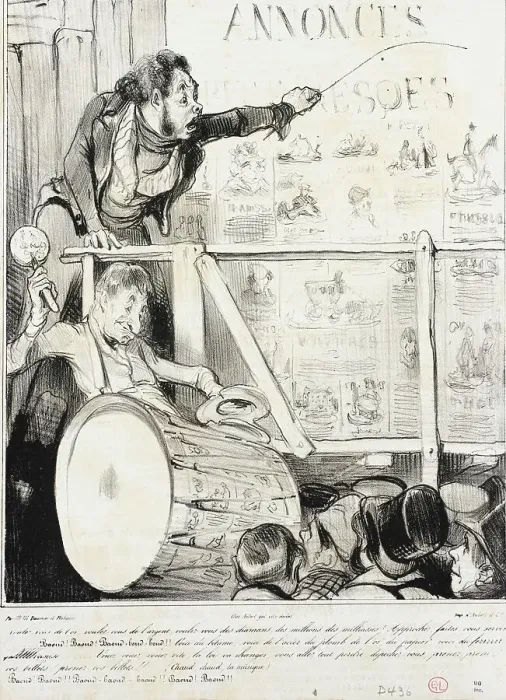 Framed Print : Voulez-vous de l'or...des diamans.. 1838. Creator: Honore Daumier Framed Print : Voulez-vous de l'or...des diamans.. 1838. Creator: Honore Daumier
