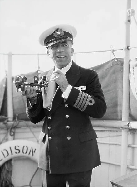 Vourekas, Captain, on his ship, 1929 Creator: Arnold Genthe