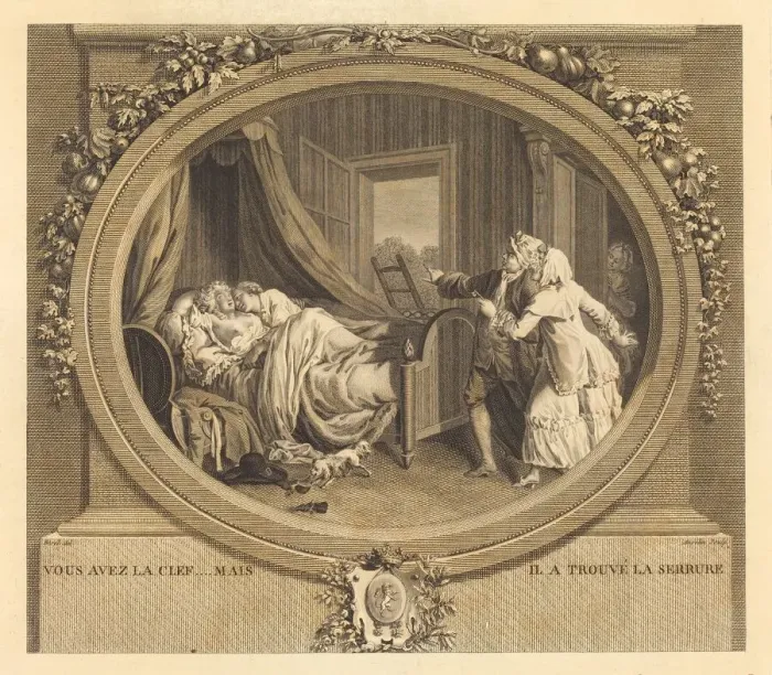 Framed Print : Vous avez la clef, mais il a trouvela serrure. Creator: Jean-Louis Anselin Framed Print : Vous avez la clef, mais il a trouvela serrure. Creator: Jean-Louis Anselin