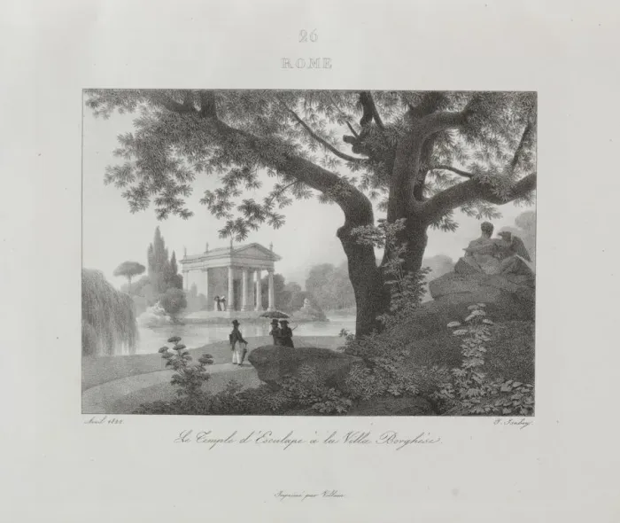 Framed Print : Voyage en Italie en 1822, 1833. Creator: Jean-Baptiste Isabey (French, 1767-1855) Framed Print : Voyage en Italie en 1822, 1833. Creator: Jean-Baptiste Isabey (French, 1767-1855)