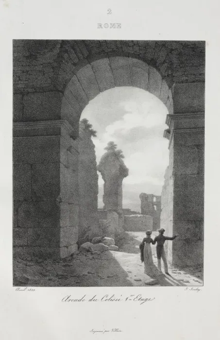 Framed Print : Voyage en Italie en 1822, 1833. Creator: Jean-Baptiste Isabey (French, 1767-1855) Framed Print : Voyage en Italie en 1822, 1833. Creator: Jean-Baptiste Isabey (French, 1767-1855)
