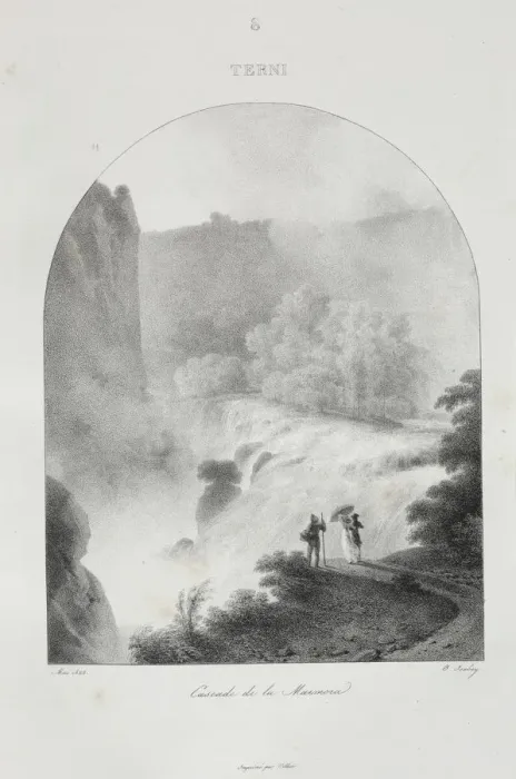 Framed Print : Voyage en Italie en 1822, 1833. Creator: Jean-Baptiste Isabey (French, 1767-1855) Framed Print : Voyage en Italie en 1822, 1833. Creator: Jean-Baptiste Isabey (French, 1767-1855)
