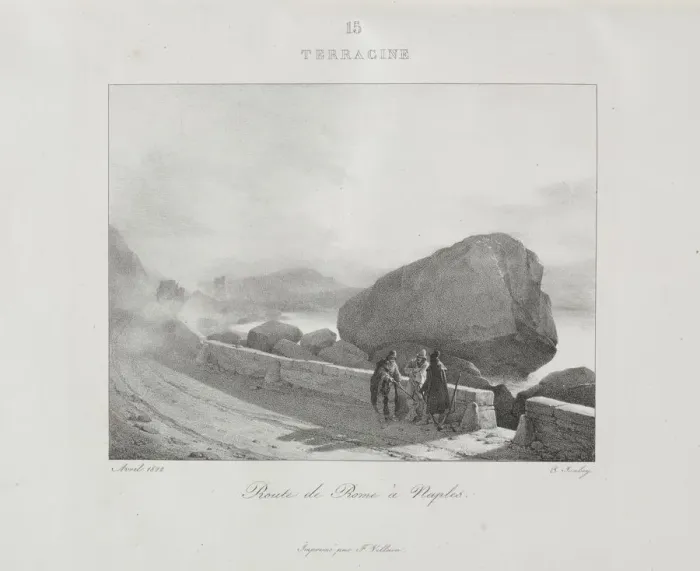 Framed Print : Voyage en Italie en 1822, 1833. Creator: Jean-Baptiste Isabey (French, 1767-1855) Framed Print : Voyage en Italie en 1822, 1833. Creator: Jean-Baptiste Isabey (French, 1767-1855)