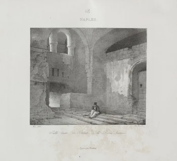Framed Print : Voyage en Italie en 1822, 1833. Creator: Jean-Baptiste Isabey (French, 1767-1855) Framed Print : Voyage en Italie en 1822, 1833. Creator: Jean-Baptiste Isabey (French, 1767-1855)