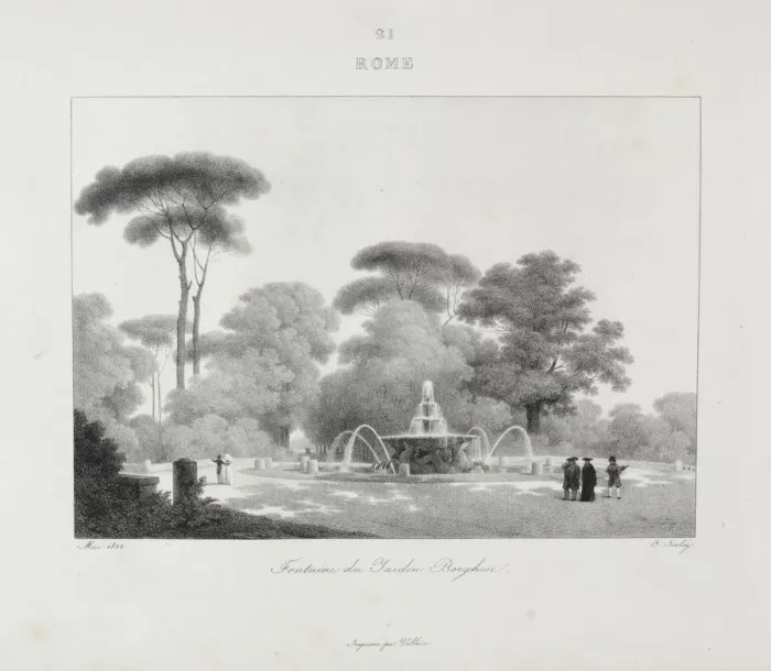 Framed Print : Voyage en Italie en 1822, 1833. Creator: Jean-Baptiste Isabey (French, 1767-1855) Framed Print : Voyage en Italie en 1822, 1833. Creator: Jean-Baptiste Isabey (French, 1767-1855)