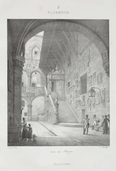Framed Print : Voyage en Italie en 1822, 1833. Creator: Jean-Baptiste Isabey (French, 1767-1855) Framed Print : Voyage en Italie en 1822, 1833. Creator: Jean-Baptiste Isabey (French, 1767-1855)
