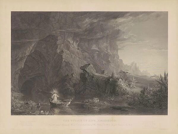 The Voyage of Life: Childhood, c. 1855. Creator: James Smillie