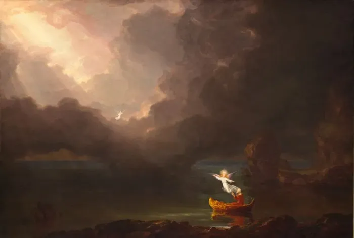 Framed Print : The Voyage of Life: Old Age, 1842. Creator: Thomas Cole Framed Print : The Voyage of Life: Old Age, 1842. Creator: Thomas Cole