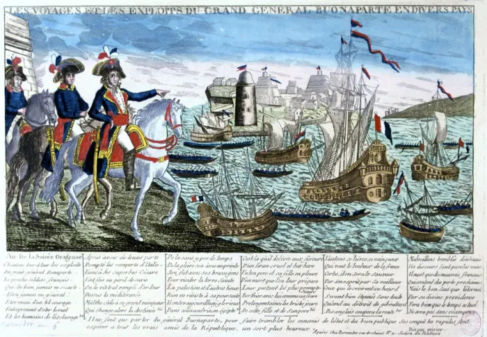 Framed Print : The Voyages and Exploits of General Bonaparte, 19th century Framed Print : The Voyages and Exploits of General Bonaparte, 19th century
