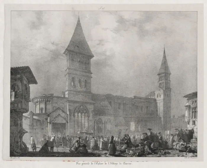 Framed Print : Voyages pittoresques et romantiques dans lancienne France, Franche-Comte... 1825