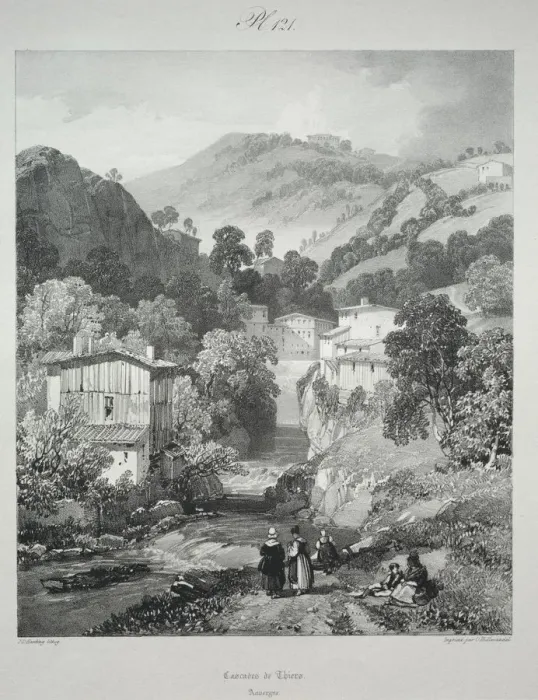 Framed Print : Voyages pittoresques et romantiques dans lancienne France. Auvergne... 1825. Creator Framed Print : Voyages pittoresques et romantiques dans lancienne France. Auvergne... 1825. Creator