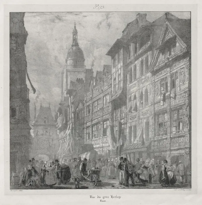 Framed Print : Voyages pittoresques et romantiques dans lancienne France, Normandie... 1824. Creator Framed Print : Voyages pittoresques et romantiques dans lancienne France, Normandie... 1824. Creator