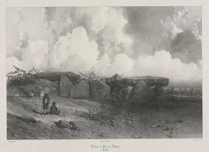 Framed Print : Voyages pittoresques et romantiques dans lancienne France: Bretagne…, c. 1845 Framed Print : Voyages pittoresques et romantiques dans lancienne France: Bretagne…, c. 1845