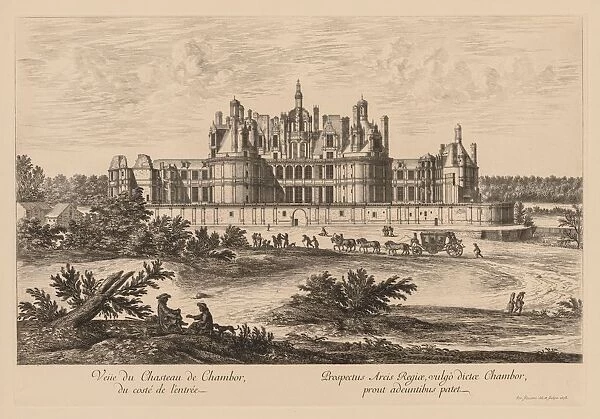 Vue du Chateau de Chambord, du cote de lentree, 1678. Creator