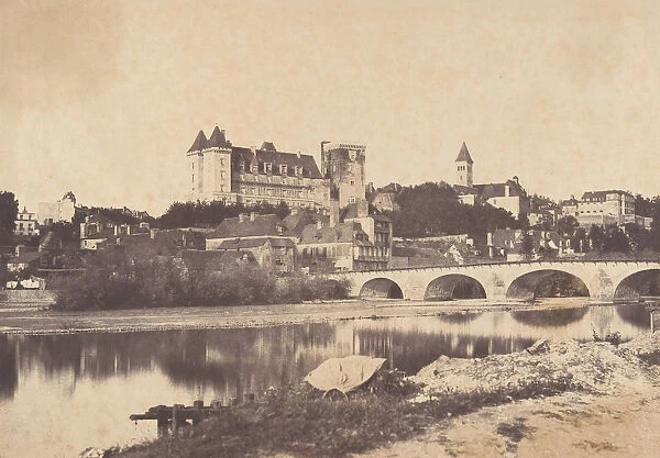 Vue du chateau de Pau, 1853. Creator: Joseph Vigier