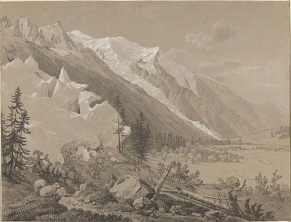 Vue du Mont Blanc. Creator: Jean-Antoine Linck