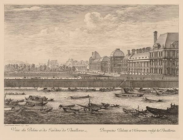 Vue du palais et des jardins des Tuileries, du cote du quai, 1670. Creator