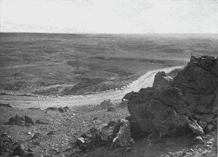 Framed Print : Vue du Sahara prise du col de Sfa, pres de Biskra; Afrique du nord, 1914. Creator: Unknown Framed Print : Vue du Sahara prise du col de Sfa, pres de Biskra; Afrique du nord, 1914. Creator: Unknown