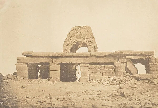 Vue du Temple d Amada - Coupole ruinee d une Eglise Copte, April 2, 1850