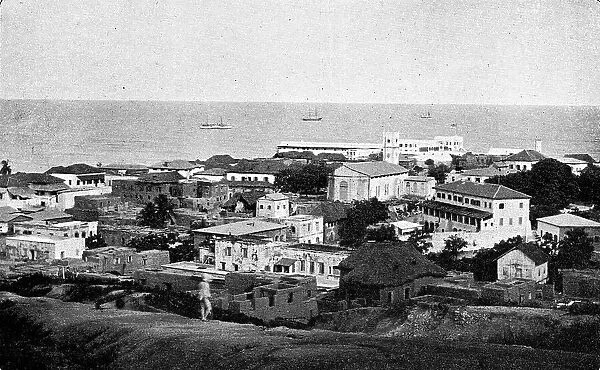 Vue generale de Cape Coast Castle. La Cote d'Or; L'Ouest Africain, 1914. Creator: Unknown