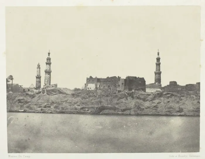 Framed Print : Vue Generale, Girgeh, Haute-Egypte, 1849 / 51, printed 1852 Framed Print : Vue Generale, Girgeh, Haute-Egypte, 1849 / 51, printed 1852