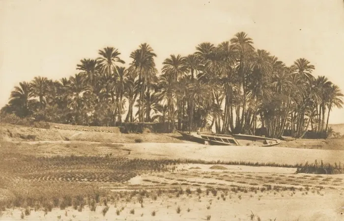 Framed Print : Vue de l ile d Elephantine, en face d Assouan, 1849-50. Creator: Maxime du Camp Framed Print : Vue de l ile d Elephantine, en face d Assouan, 1849-50. Creator: Maxime du Camp