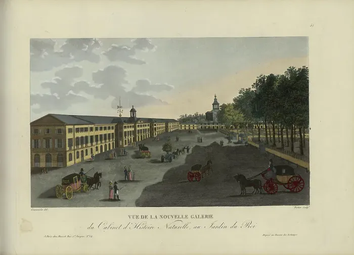 Framed Print : Vue de la nouvelle galerie du Cabinet d'histoire naturelle, au Jardin du roi, 1817-1824. Creator: Courvoisier-Voisin, Henri (1757-1830) Framed Print : Vue de la nouvelle galerie du Cabinet d'histoire naturelle, au Jardin du roi, 1817-1824. Creator: Courvoisier-Voisin, Henri (1757-1830)