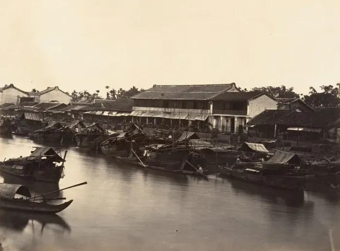 Framed Print : Vue de la Ville Chinoise (Cholen) Feuille No. 3, Saigon, Cochinchine, 1866 Framed Print : Vue de la Ville Chinoise (Cholen) Feuille No. 3, Saigon, Cochinchine, 1866