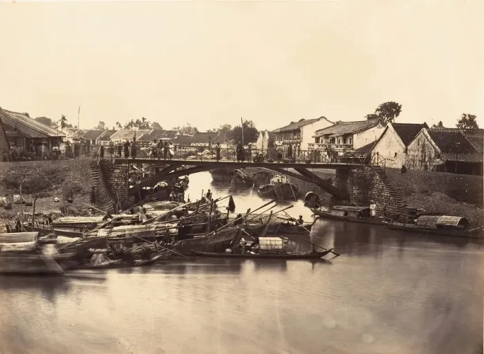 Framed Print : Vue de la Ville Chinoise (Cholen) Feuille No. 2, Saigon, Cochinchine, 1866 Framed Print : Vue de la Ville Chinoise (Cholen) Feuille No. 2, Saigon, Cochinchine, 1866