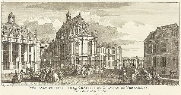 Vue Particuliere de la Chapelle du Chateau deVersailles. Creator: Jacques Rigaud