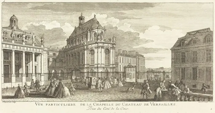 Framed Print : Vue Particuliere de la Chapelle du Chateau deVersailles. Creator: Jacques Rigaud Framed Print : Vue Particuliere de la Chapelle du Chateau deVersailles. Creator: Jacques Rigaud