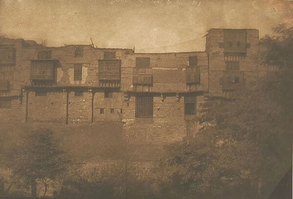Vue prise d un Jardin du quartier Franc, au Kaire, December 1849-January 1850
