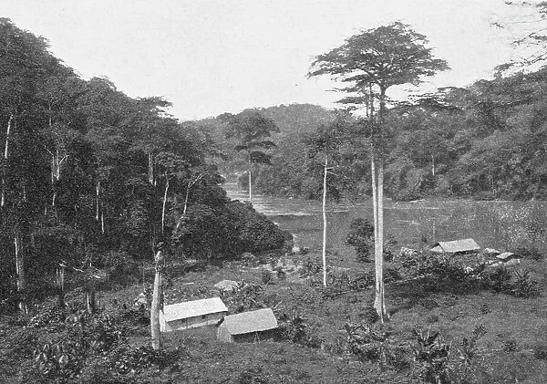 'Vue sur le Konilou a l'embouchure de la Mandji; L'Ouest Africain, 1914. Creator: Unknown