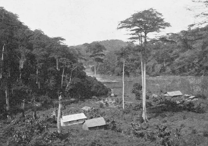 Framed Print : Vue sur le Konilou a l'embouchure de la Mandji; L'Ouest Africain, 1914. Creator: Unknown Framed Print : Vue sur le Konilou a l'embouchure de la Mandji; L'Ouest Africain, 1914. Creator: Unknown