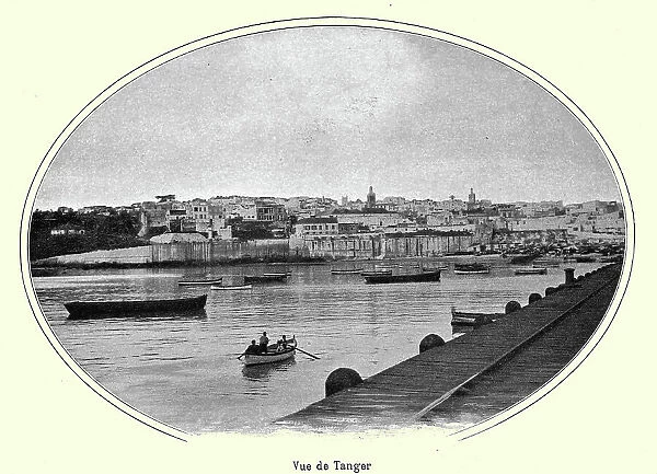 'Vue de Tanger; Afrique du nord, 1914. Creator: Charles Chusseau-Flaviens