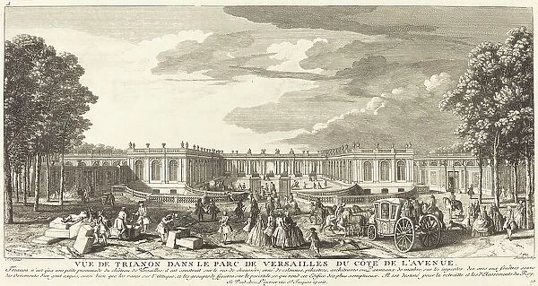 Vue de Trianon dans le Parc de Versailles du Cote de l'Avenue. Creator: Jacques Rigaud