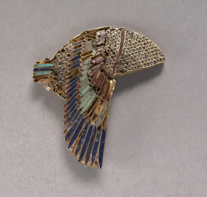Framed Print : Vulture Headdress Inlay, 100-1 BC. Creator: Unknown Framed Print : Vulture Headdress Inlay, 100-1 BC. Creator: Unknown