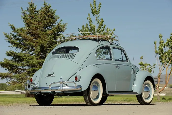 Framed Print : VW Beetle 1957. Artist: Simon Clay Framed Print : VW Beetle 1957. Artist: Simon Clay