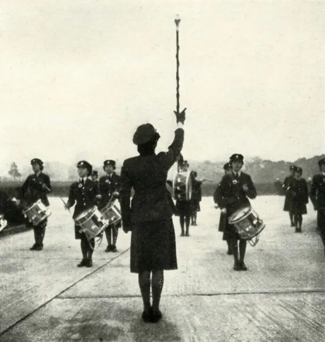 Framed Print : W. A. A. F. Band on Parade, c1943. Creator: Cecil Beaton Framed Print : W. A. A. F. Band on Parade, c1943. Creator: Cecil Beaton