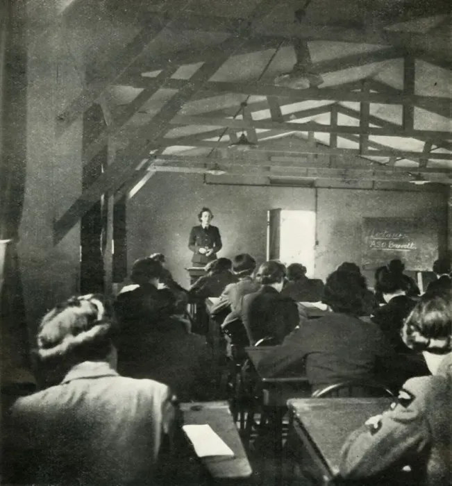 Framed Print : W. A. A. F. Officer Lectures, c1943. Creator: Cecil Beaton Framed Print : W. A. A. F. Officer Lectures, c1943. Creator: Cecil Beaton