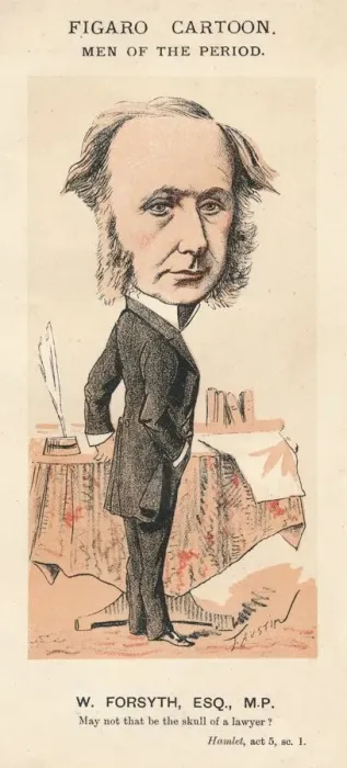 Framed Print : W. Forsyth, Esq. M. P. c1870. Artist: Faustin Framed Print : W. Forsyth, Esq. M. P. c1870. Artist: Faustin
