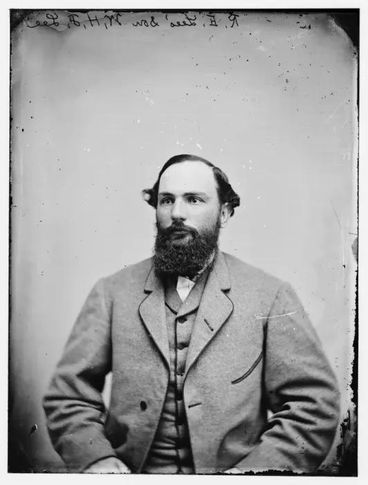 Framed Print : W. H. F. Lee, between 1860 and 1875. Creator: Unknown Framed Print : W. H. F. Lee, between 1860 and 1875. Creator: Unknown