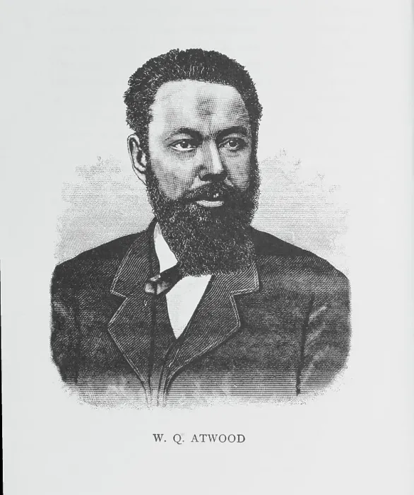 Framed Print : W. Q. Atwood, 1887. Creator: Unknown Framed Print : W. Q. Atwood, 1887. Creator: Unknown