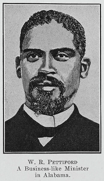 W. R. Pettiford; A business-like Minister in Alabama, 1921. Creator: Unknown