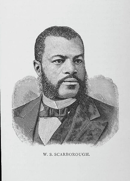 W. S. Scarborough, 1887. Creator: Unknown